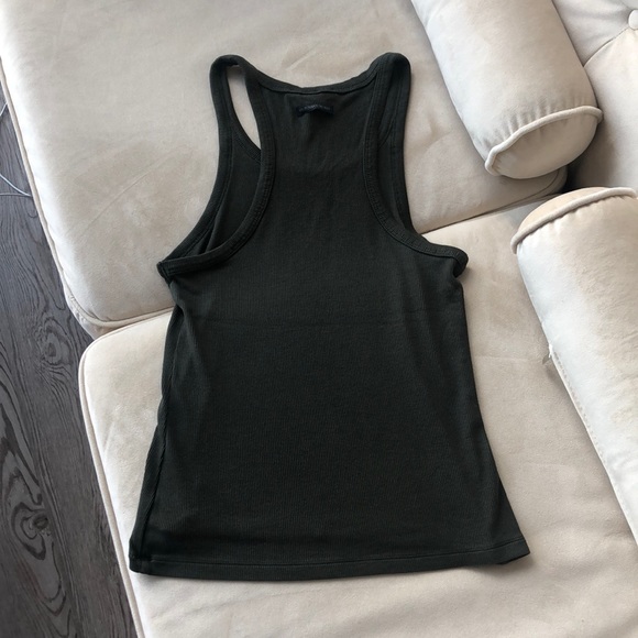 Victoria’s Secret Army Green Racerback Tank, XS - Picture 2 of 3